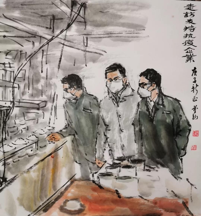 4、《走访支持抗疫企业》