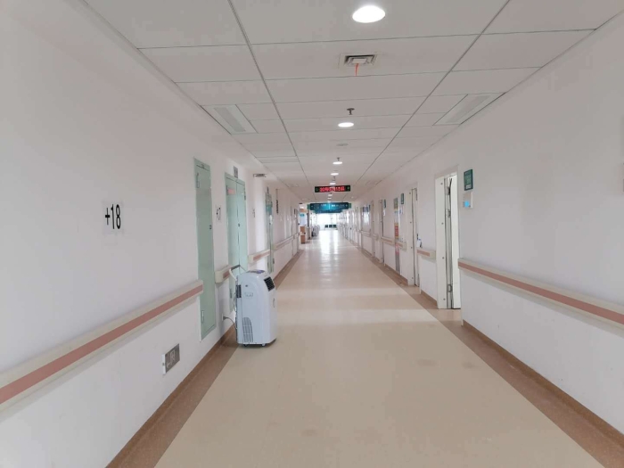 病区出空了。南医大二附院供图。